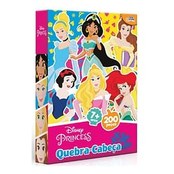 Quebra-Cabeça Memória Princesas Disney 200 Peças