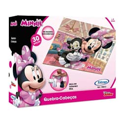 Quebra-Cabeça 30 Peças Minnie Disney