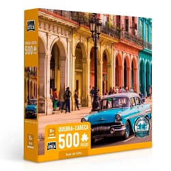 Quebra-Cabeça Ruas de Cuba 500 Peças