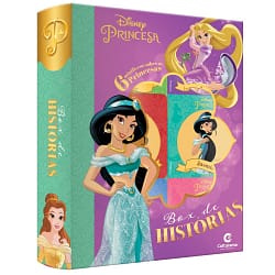 Livros Infantis Ilustrados Box de Histórias com 6 Princesas Disney