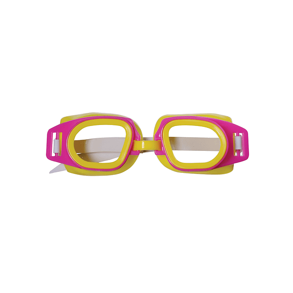 Óculos de Natação Sport Rosa e Amarelo