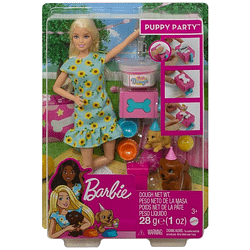Boneca Barbie Aniversário do Cachorrinho