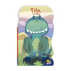 Livro Infantil Animais Dedoche Tito, o T-REX