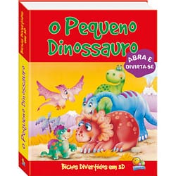 Livro Infantil Bichos Divertidos em 3D O Pequeno Dinossauro