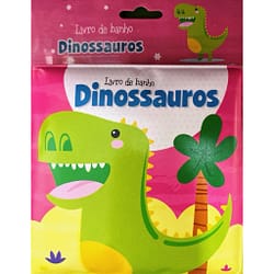 Livro de Banho Mini Pequenos Dinossauros
