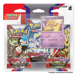Triple Pack Pokémon Espathra Escarlate e Violeta 1