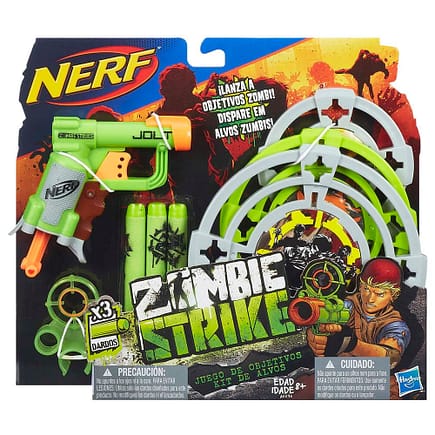 Lancadores de Dardos Nerf Zombie Strike com Kit de Alvos