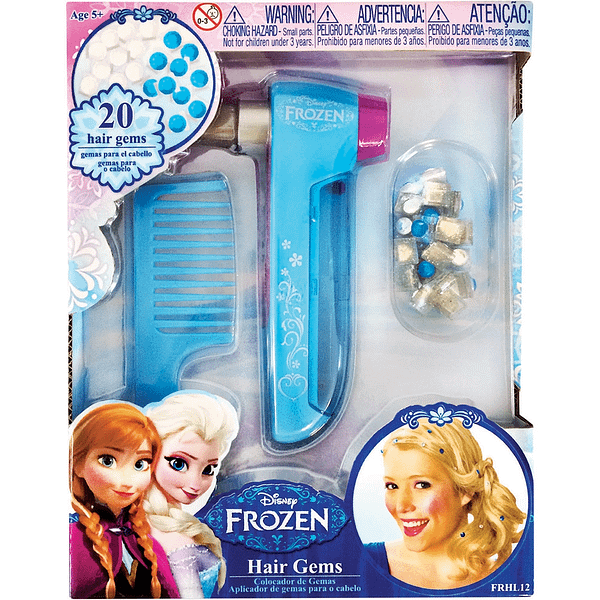 Aplicador de Cristais Hair Gems Frozen Disney1