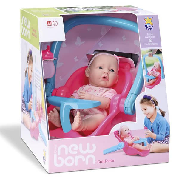 Bebê Conforto Diver New Born com Boneca