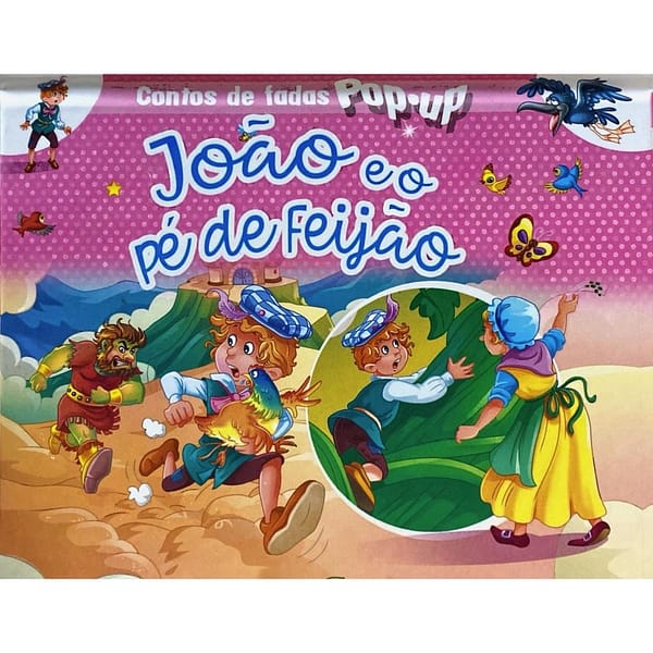 Livro Infantil Contos de Fada Pop-up João e o Pé de Feijão